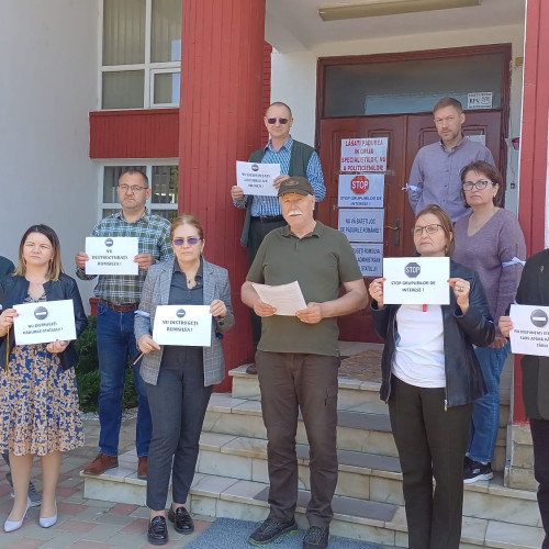 Protest la Direcția Silvică Botoșani