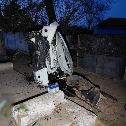 Accident grav pe Drumul Comunal 105 din satul Danceu