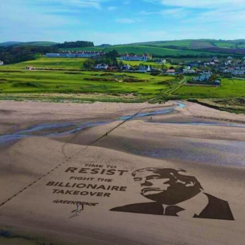 Protest la terenul de golf Trump Turnberry
