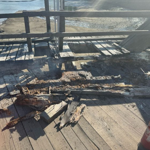 Incendiu la PTF Sighet, trafic oprit temporar