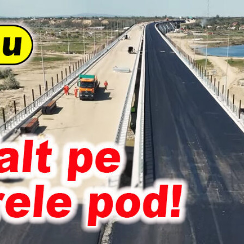 Traficul din Buzău se îmbunătățește odată cu finalizarea podului de pe râul Buzău