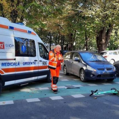 Accident cu trotineta electrică într-un oraș din Cluj