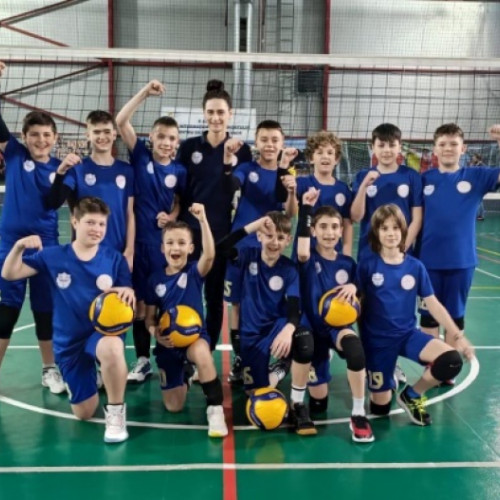 Echipa Under 13 a CSM Arcada Galați, pregătită pentru semifinale în Campionatul Național