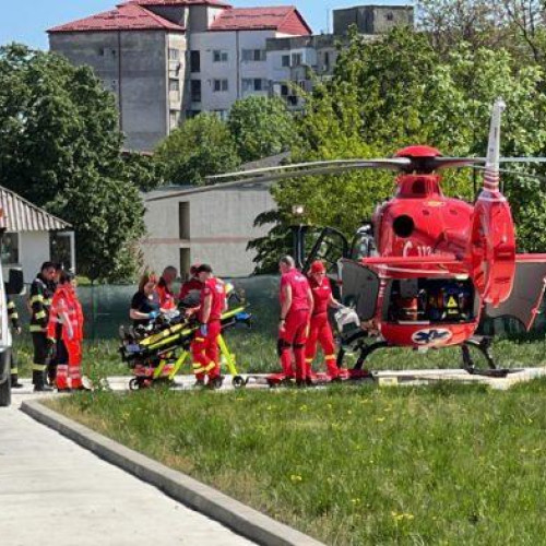 Elicopterul SMURD, solicitat de urgență la Botoșani pentru un bărbat cu infarct miocardic