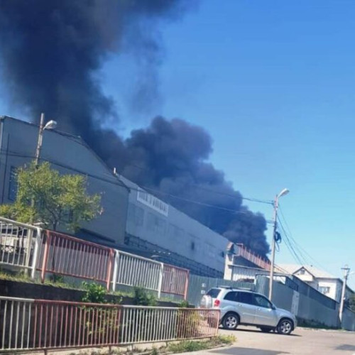 Incendiu în Focșani: Intervenția pompierilor a fost rapidă