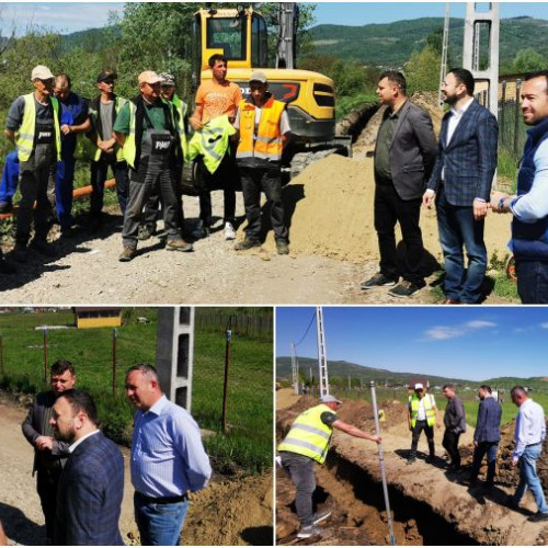 Lucrări de canalizare început în comuna Oituz