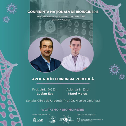 Un tânăr din Botoșani predă lecții de chirurgie robotică