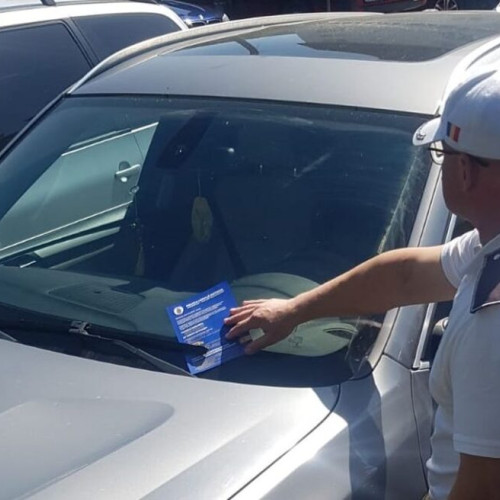 Campania de informare despre parcarea din Bistrița