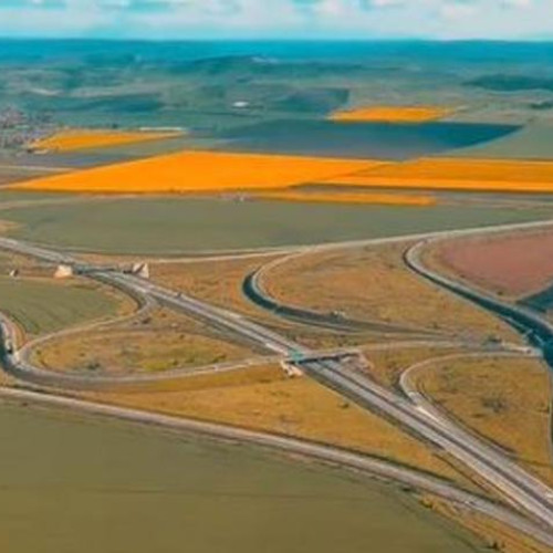 Videoclip impresionant surprinde nodul de autostrăzi din apropierea Turdei