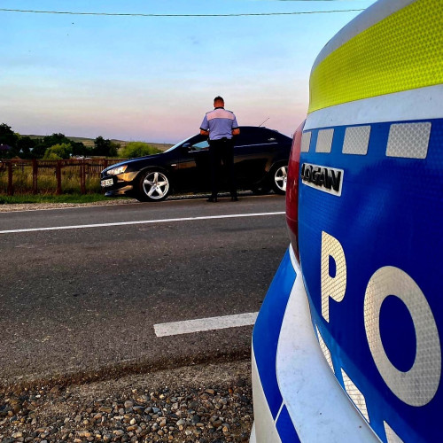 Tânăr cu dosar penal după ce a fost prins băut la volan