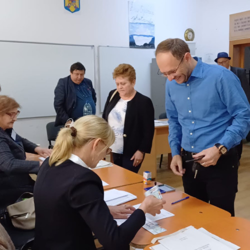Primarul municipiului Botoșani, Cosmin Andrei, a votat pentru un viitor mai bun
