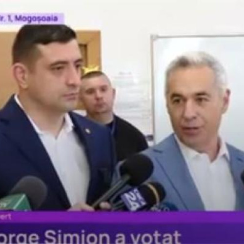 George Simion și Călin Georgescu la vot: declarații controversate