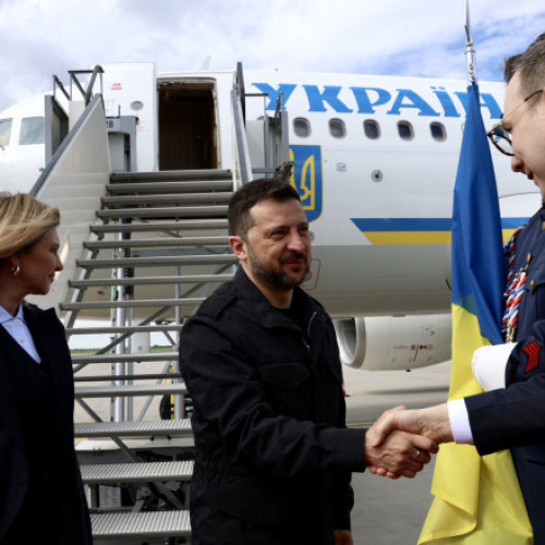 Președintele ucrainean Volodimir Zelenski, vizită importantă în Cehia