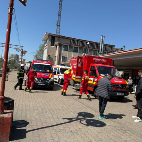 Accident feroviar la Constanța: 14 răniți în coliziune