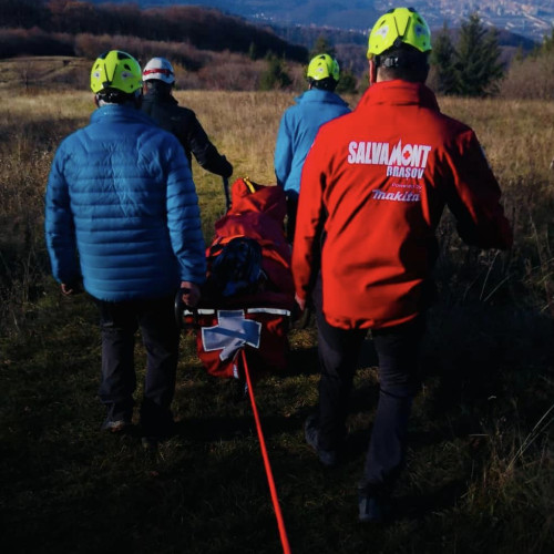 Accident cu parapanta în Sacele, Brașov