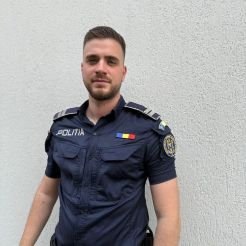 Gest admirabil al polițistului Bogdan Latu din Târgu Jiu