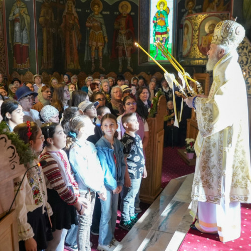 Hramul bisericii &quot;Sfantul Mucenic Antim si Sfintele Femei Mironosite&quot; din Galati