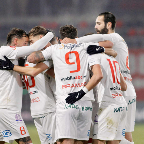 FC Hermannstadt obține victorie importantă în fața Oțelului Galați