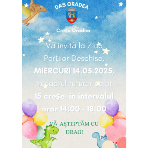 Ziua porților deschise la creșele din Oradea