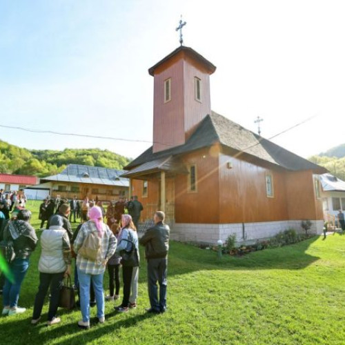 Biserica de lemn a Mănăstirii Lepsa, sfintită de Arhiepiscopul Ciprian