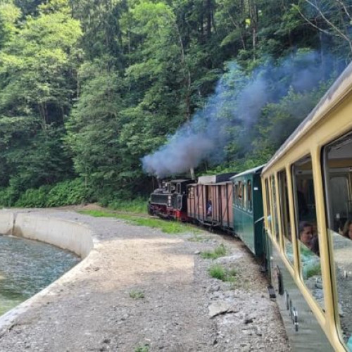 Mocănița va circula zilnic din această săptămână