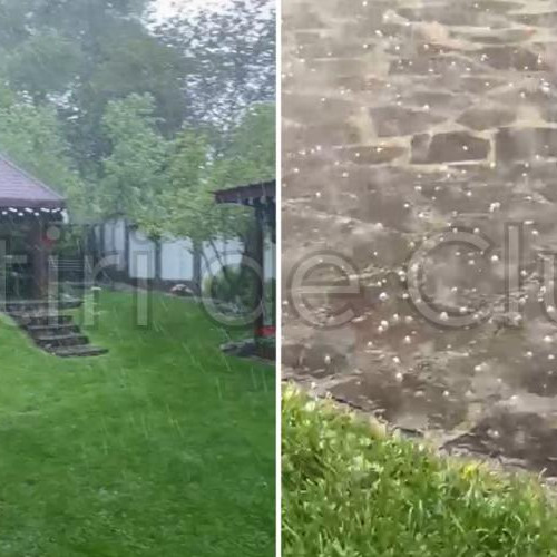 Furtună puternică în comuna Florești, județul Cluj