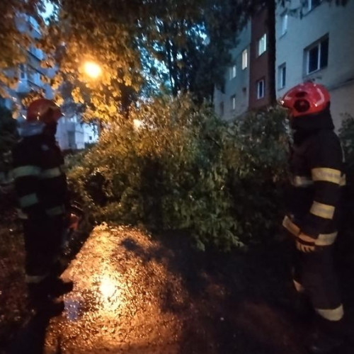 Intervenții ISU Cluj în urma fenomenelor meteorologice