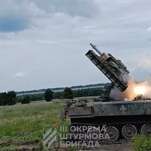 Brigada a 3-a de asalt din Ucraina prezintă sistemul mobil de rachete Dragon H73