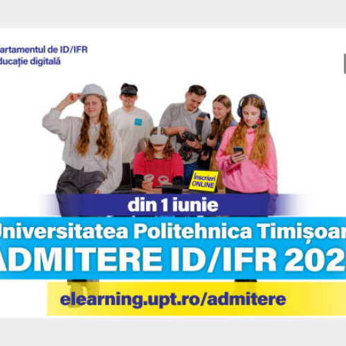 Universitatea Politehnica Timișoara deschide înscrierile pentru programele de studii la distanță