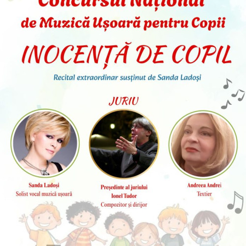 Concursul Național de Muzică Ușoară pentru Copii, Inocenta de Copil, organizat de Centrul Cultural Vrancea