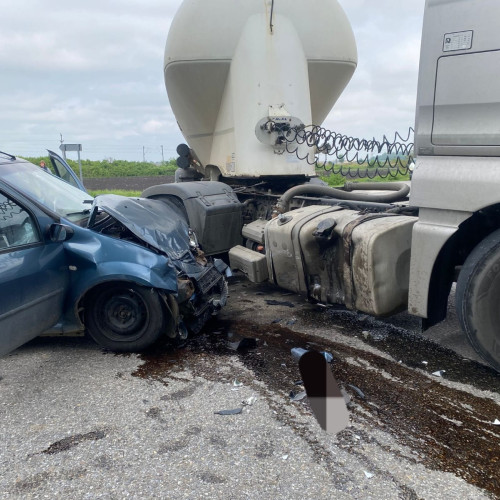 Accident rutier în comuna Secuieni, Neamț