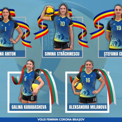 Cinci jucătoare de la Corona Brașov vor reprezenta România și Bulgaria în competiții internaționale
