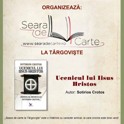 O nouă seară de carte la Târgoviște