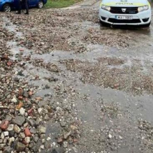 Strada din cartierul Mănăștur, un coșmar pentru clujeni din cauza vremii