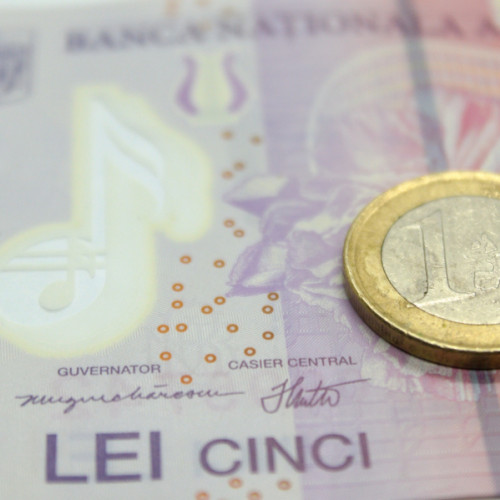Banca Națională a României anunță o depreciere a leului față de euro