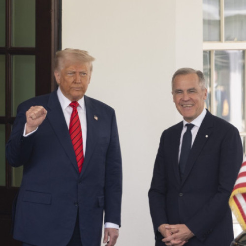 Donald Trump și Mark Carney, întâlnire cu divergențe pe tema comerțului