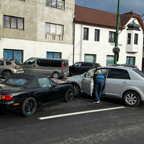 Accident pe strada 13 Decembrie, fără victime