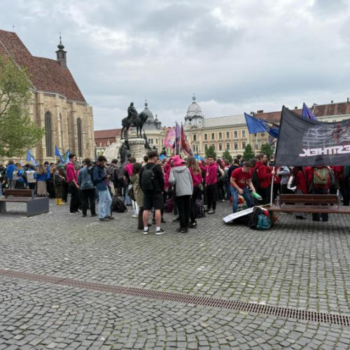 Tinerii maghiari se reunesc la Cluj-Napoca pentru a sărbători