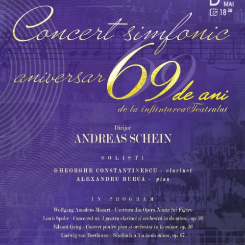 Concert simfonic la Teatrul Național de Operă și Operetă "Nae Leonard"
