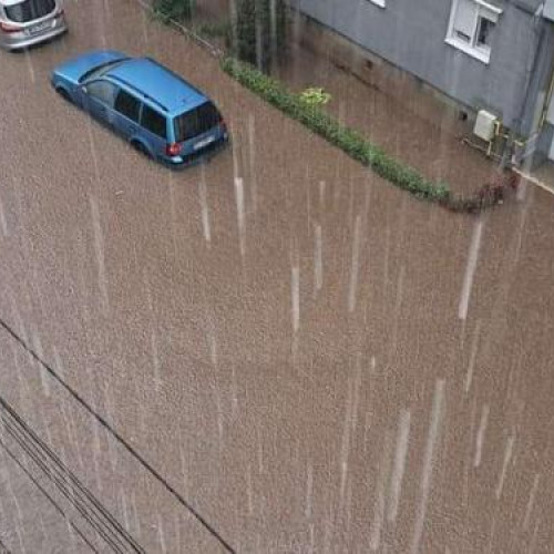 Probleme de infrastructură în cartierul Borhanci, Cluj-Napoca, din cauza ploilor