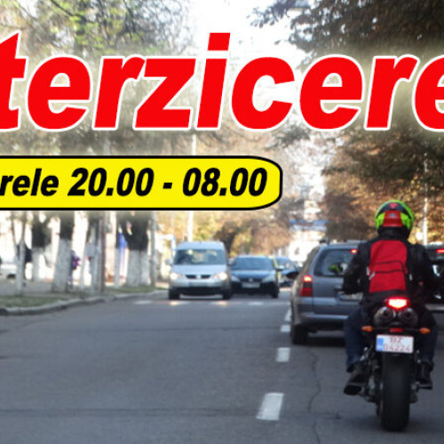 Motocicletele și motoretele interzise în Alexandria pe timp de noapte