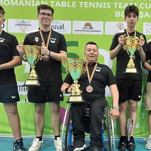 Echipa judetului Alba, pe podium la cupa BUTTERFLY