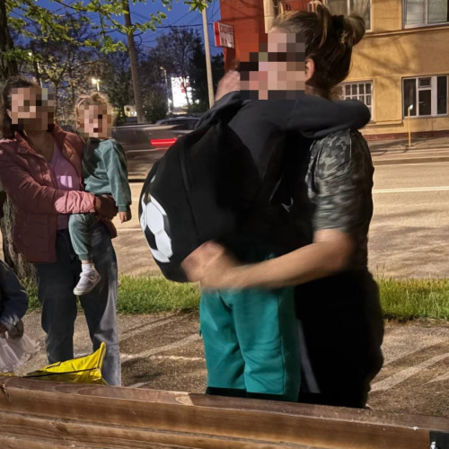 Copil de 6 ani găsit de un jandarm în Târgoviște