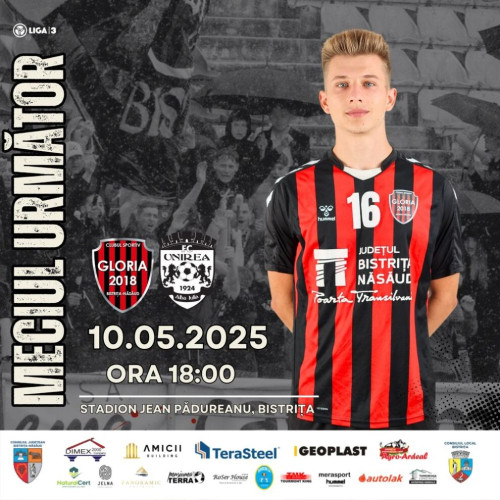 Gloria joacă ultimul meci pe teren propriu în play-off