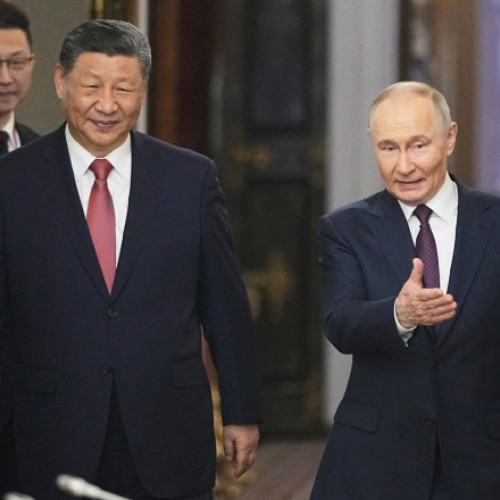 Xi Jinping se întâlnește cu Vladimir Putin la Moscova pentru a marca 80 de ani de la victoria împotriva nazismului