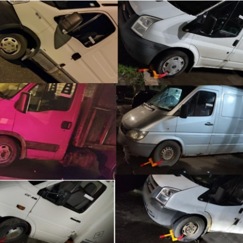 Acțiune a poliției locale împotriva parcării ilegale în Botoșani
