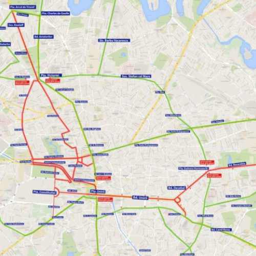 Restricții de circulație în București pentru Semimaratonul Internațional 2025