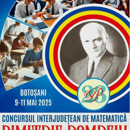 Concursul Interjudețean de Matematică "Dimitrie Pompeiu" revine la Botoșani