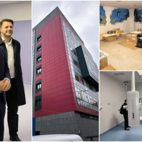 Primăria a organizat o vizită de presă la noul corp al Spitalului de Copii