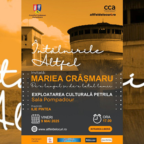 Primul eveniment "Întâlnirile Altfel" astăzi la Petrila